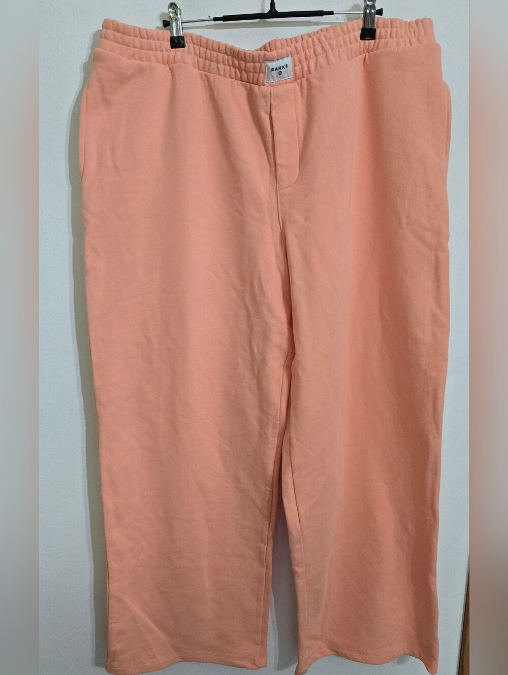 Parker Peach Elastic-Waist Casual Pants